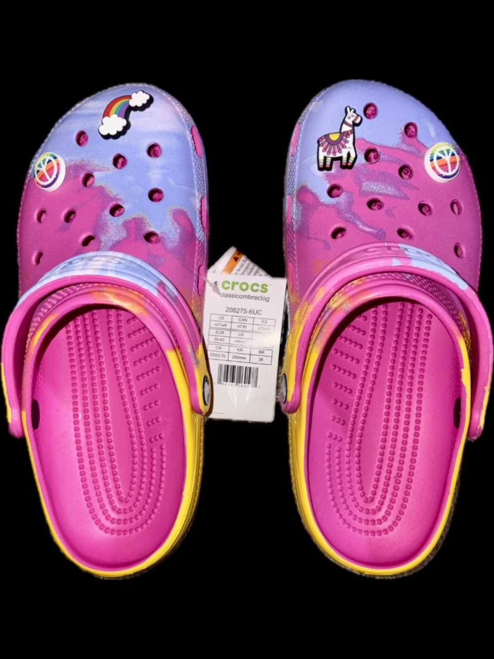 Crocs Classic Clog Ombré W9/M7 NWT